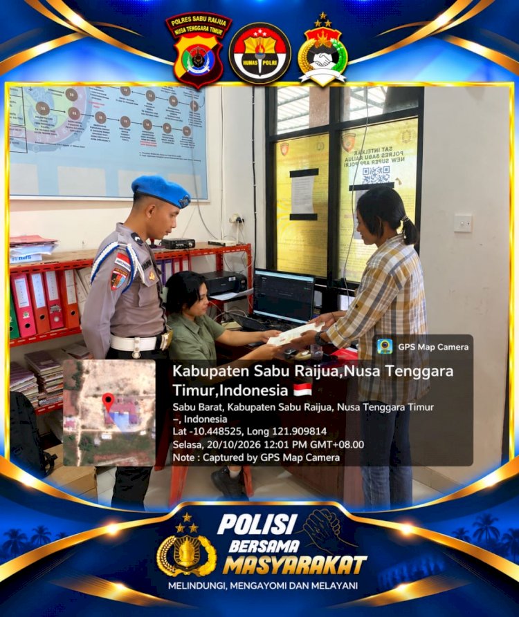 Wujudkan Pelayanan Bersih dan Transparan, Polres Sabu Raijua Tolak Praktik Pungli