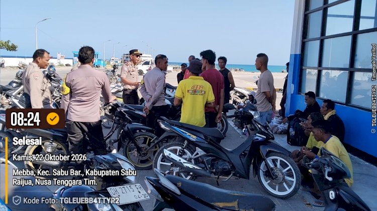 Bukan Sekadar Menjaga Keamanan, Polsek Sabu Barat Hadir Peduli Pemuda Pengangguran