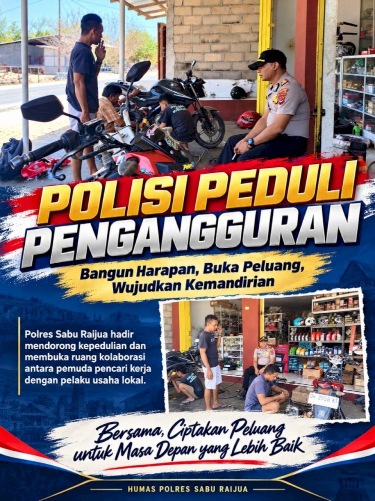 Bangun Harapan dan Kemandirian, Polres Sabu Raijua Gandeng Pelaku Usaha Peduli Pengangguran