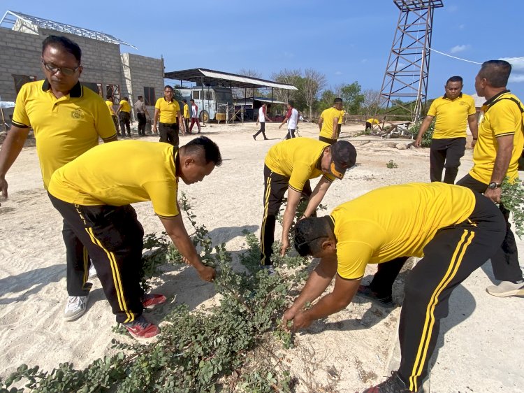 Rawat Alam, Jaga Masa Depan! Polres Sabu Raijua Gaungkan Green Policing
