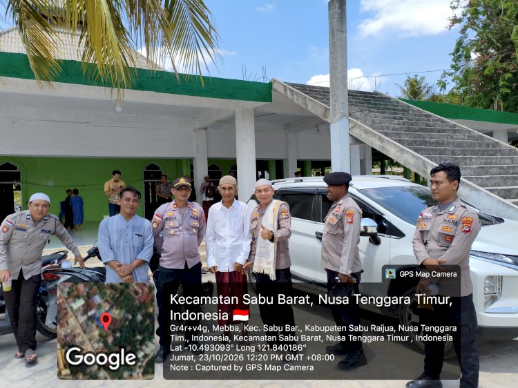 Dekat dengan Masyarakat, Jumat Keliling Sat Binmas Polres Sabu Raijua Perkuat Silaturahmi dan Jaga Kamtibmas