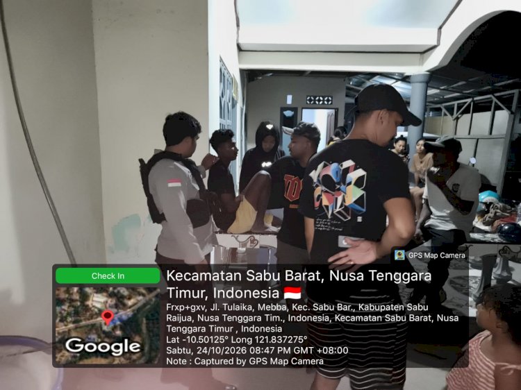 Respons Cepat Polri, Patroli Presisi Polres Sabu Raijua Amankan Terduga Pelaku Pencurian di Tulaika