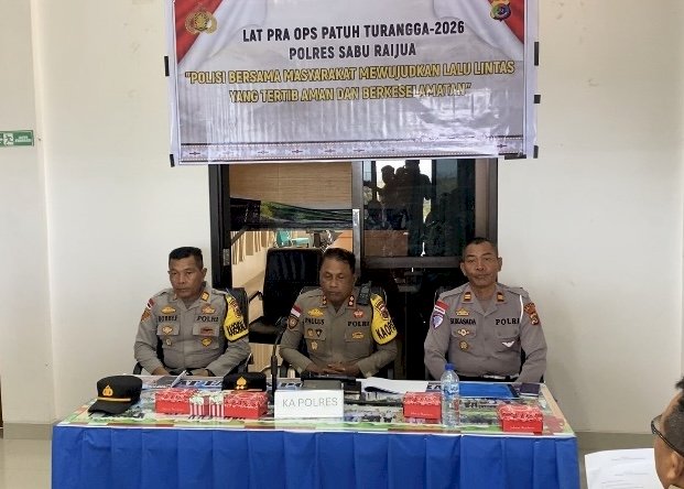 Tekan Pelanggaran dan Kecelakaan, Kapolres Sabu Raijua Matangkan Kesiapan Operasi Patuh Turangga 2026