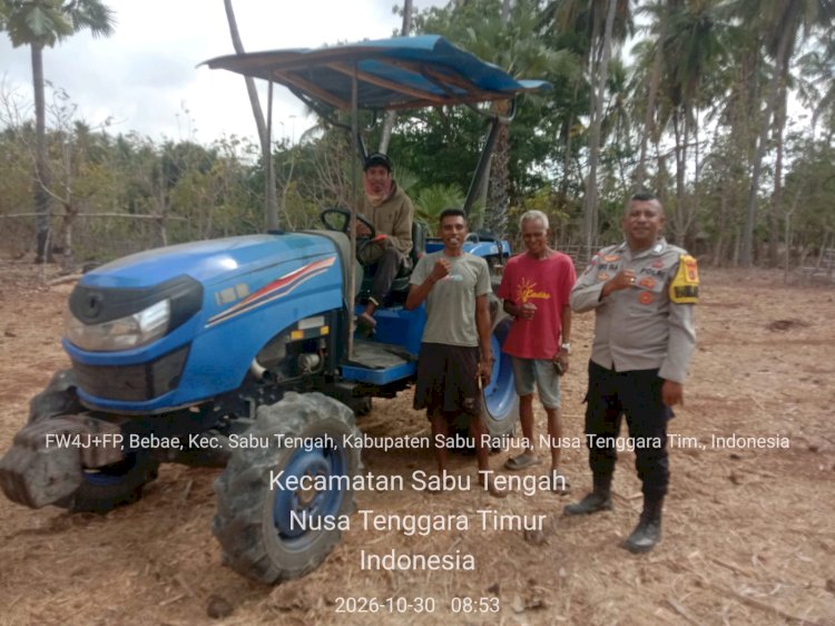Polisi Tak Hanya Jaga Kamtibmas, Bhabinkamtibmas Ikut Dorong Produktivitas Pertanian Warga